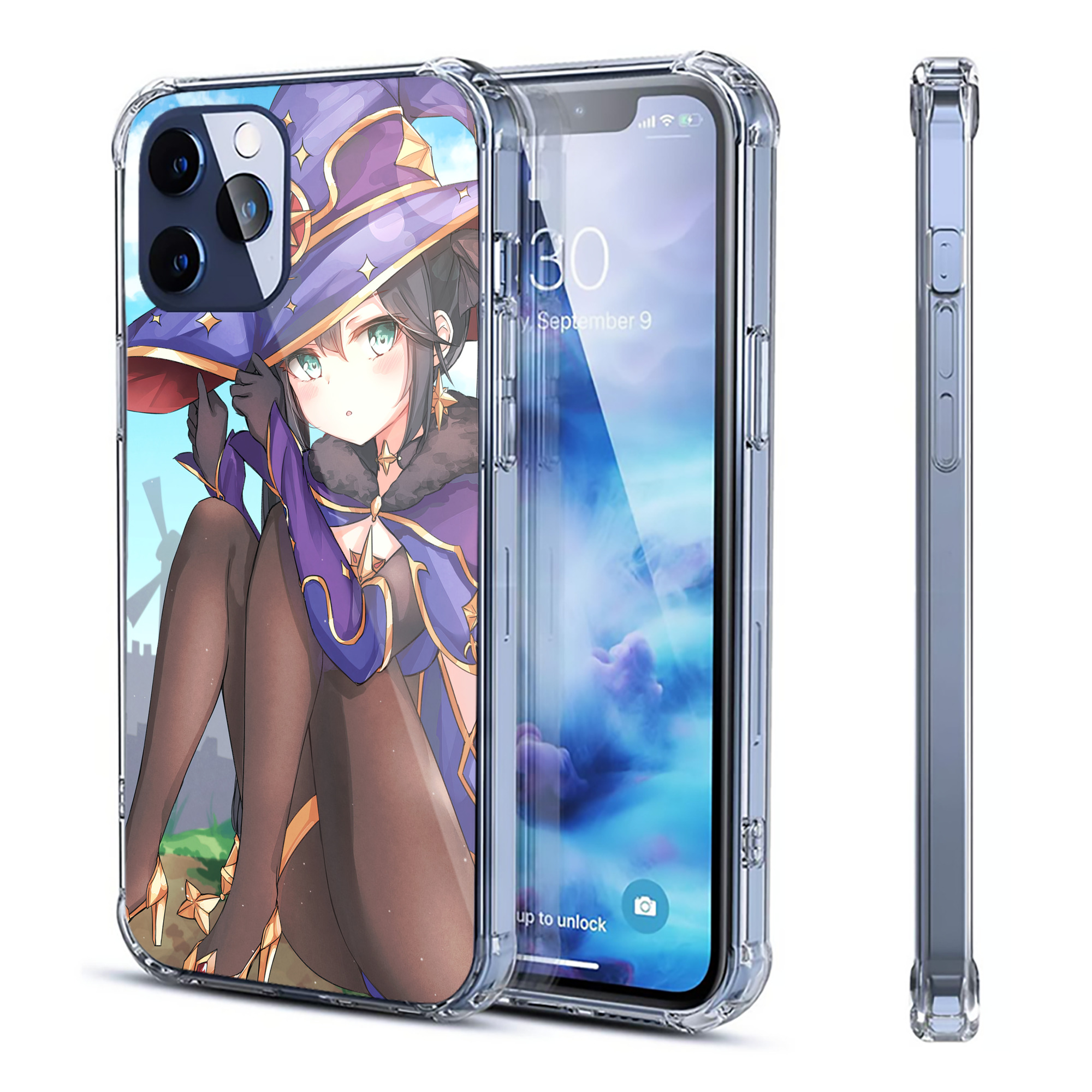 げんし神 genshin 【iPhone 12シリーズ対応】透明スマホケース（クリアソフトケース）